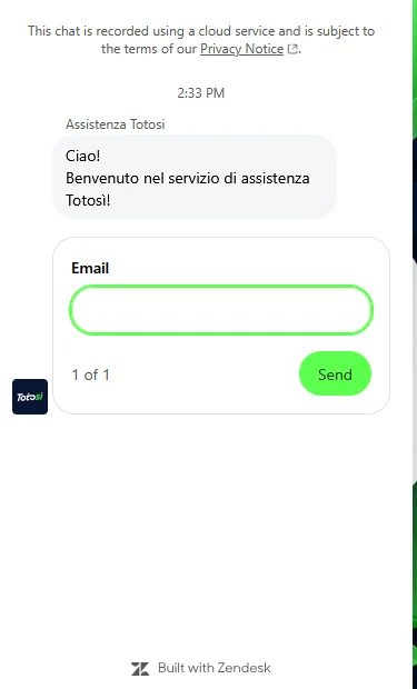 Modulo di supporto e chat live su Queen Casino con canali di assistenza email, telefono, FAQ e modulo di contatto per i giocatori